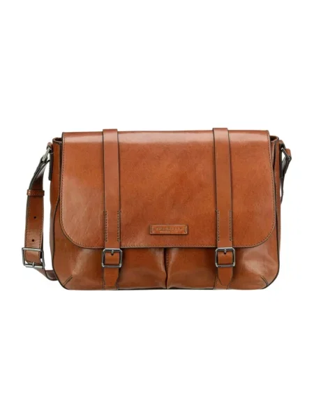 Torba crossbody The Bridge skórzana brązowa