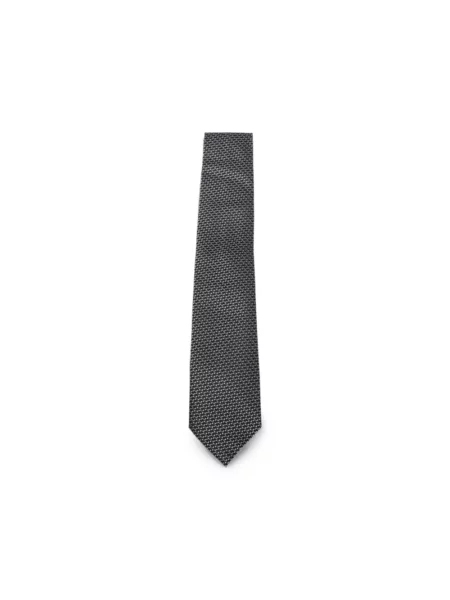Krawat Tom Ford w geometryczne wzory szary