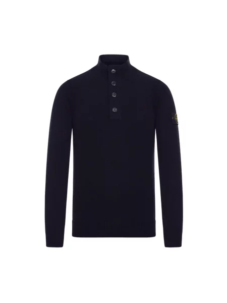 Sweter Stone Island z kamieniami niebieski