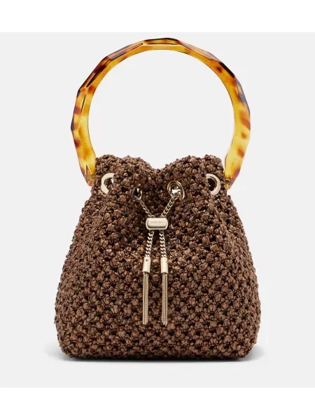 Geantă Jimmy Choo maro