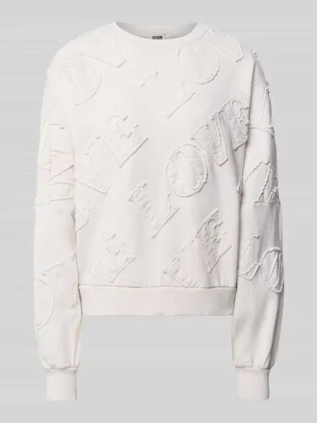 Bluza o kroju oversized z czystej bawełny model ASTERA' Drykorn biała
