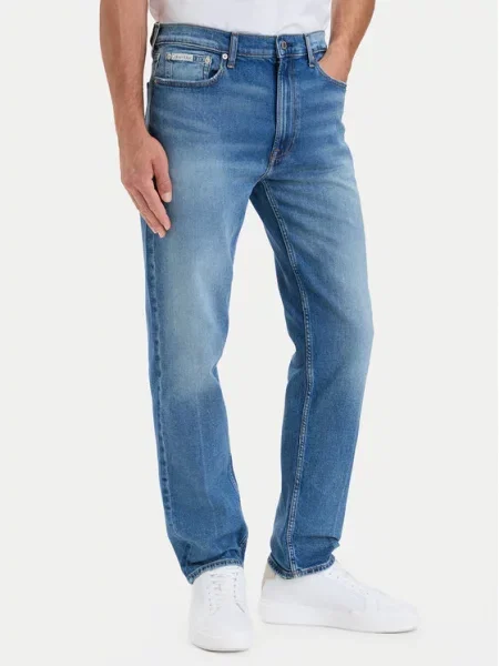 Jeansy Calvin Klein Jeans modré