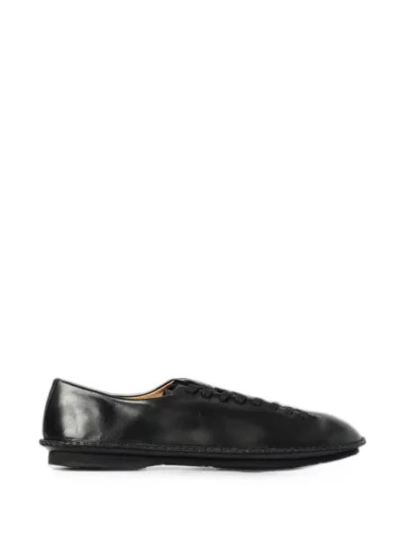 Sneakerși Premiata cu șireturi din piele negru