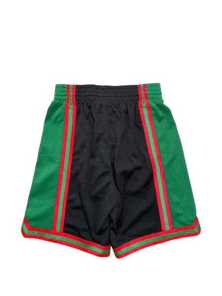 Pantaloni scurți Mitchell & Ness plasă negru