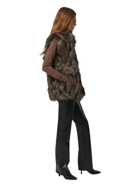 Vestă Apparis fără mâneci maro