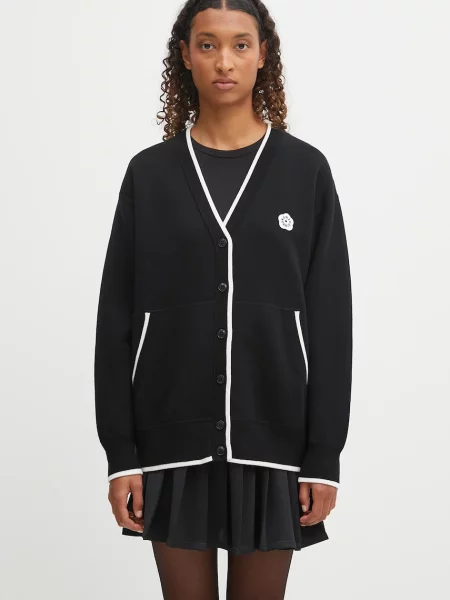 Kenzo cardigan din amestec de lână Rws Boke Flower Mid Cardigan negru