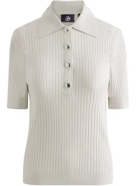 Polo Fusalp tricotate alb