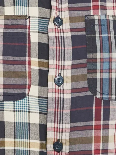 Карирана плетена риза Polo Ralph Lauren синьо