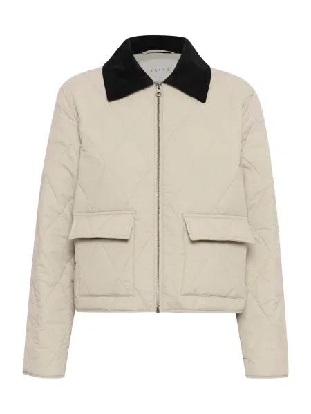 Kaffe Geacă de primăvară-toamnă KAanneli gri deschis negru