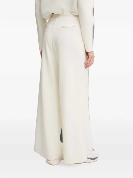 Pantaloni Guess cu autograf alb