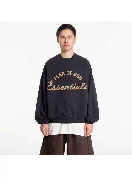 Hanorac crewneck Fear Of God Essentials negru