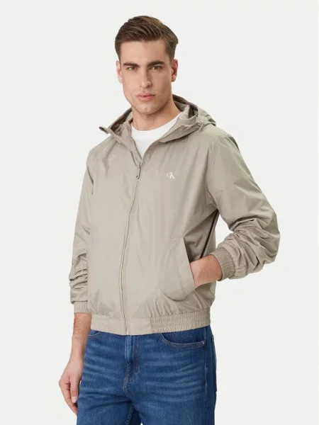 Calvin Klein Jeans Vetrovka Harrington bež