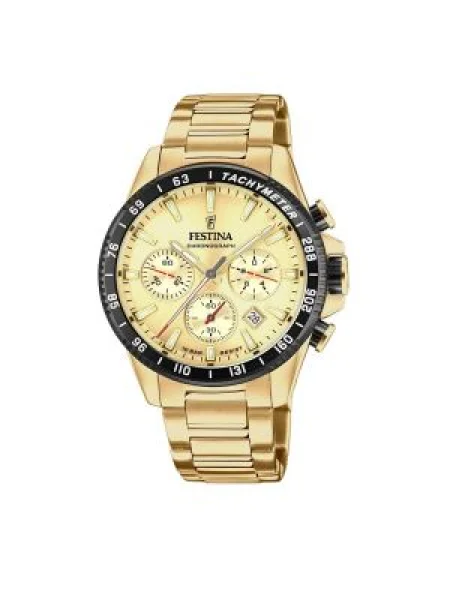 FESTINA Analogové hodinky Chronograph Timeless Chronograph' béžová
