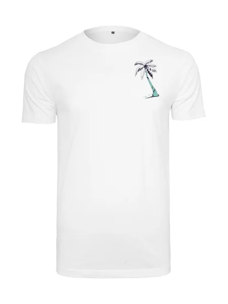 Mister Tee Tricou Summer Vibes verde mentă / negru alb