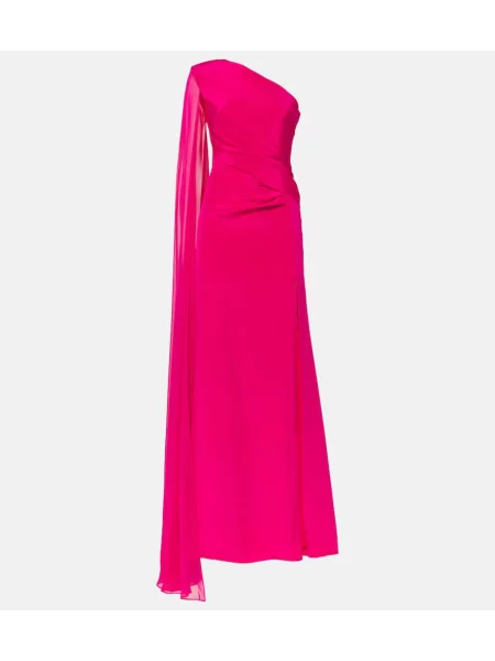 Rochie Roland Mouret de mătase roz