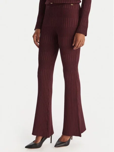Marciano Guess Hlače iz tkanine Bordo rdeča