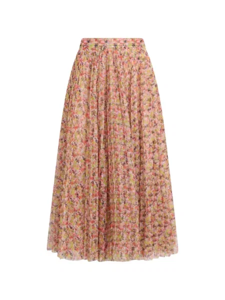 Fustă midi Philosophy Di Lorenzo Serafini cu model floral cu imagine roz