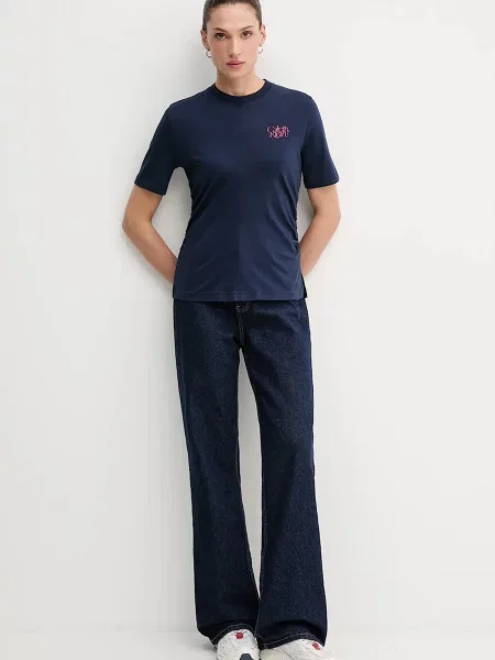Calvin Klein Jeans t-shirt granatowy