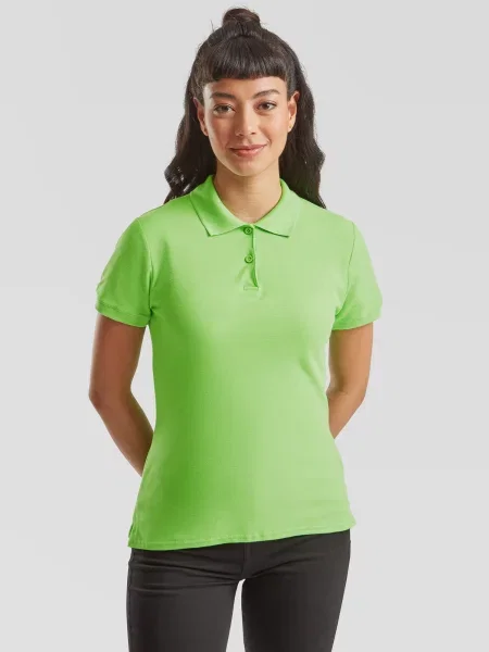 Polo Fruit Of The Loom verde