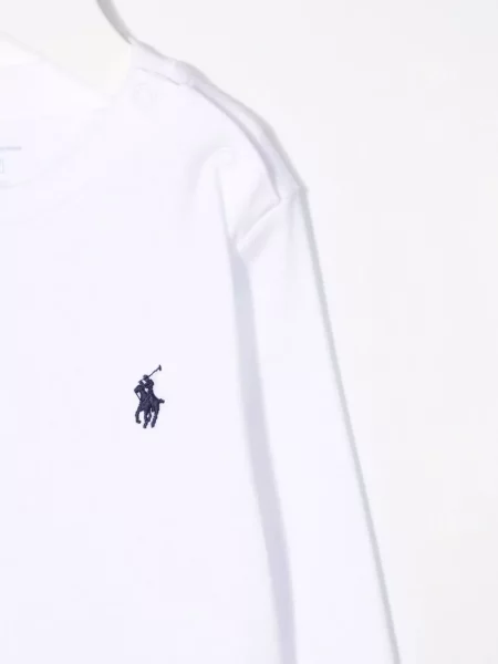 Koszulka polo dziecięca Polo Ralph Lauren biała