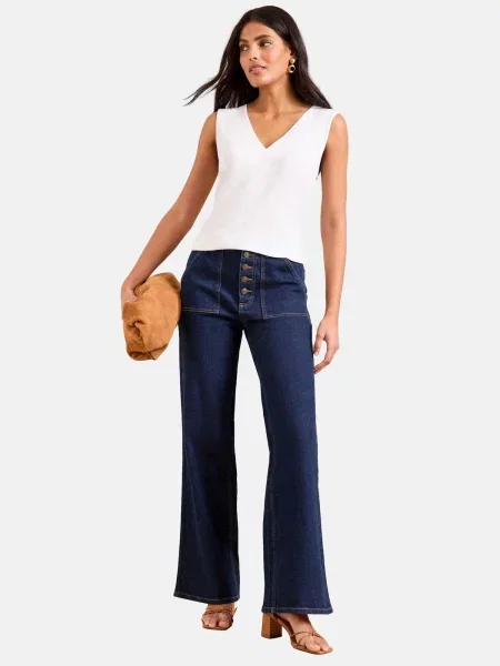 Love & roses Top alb