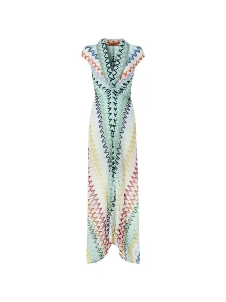 Rochie maxi Missoni cu imprimeu geometric