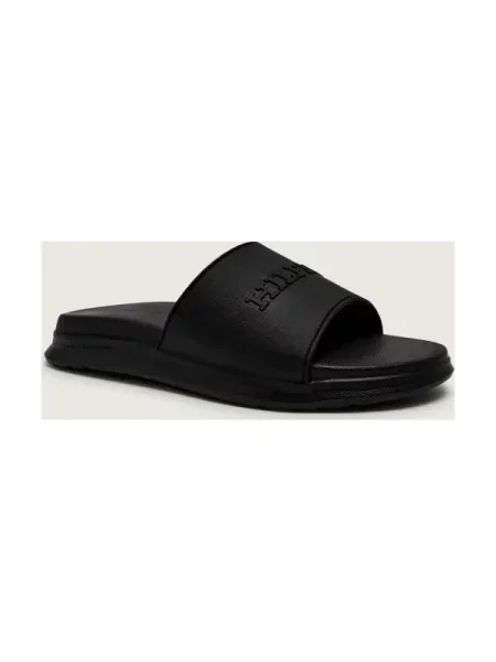 Tommy Hilfiger Papucs Dual Density Hilfiger Pool Slide fekete
