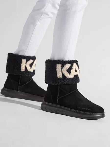 Śniegowce KARL LAGERFELD czarne