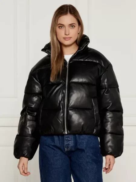 CALVIN KLEIN JEANS Kabát fekete