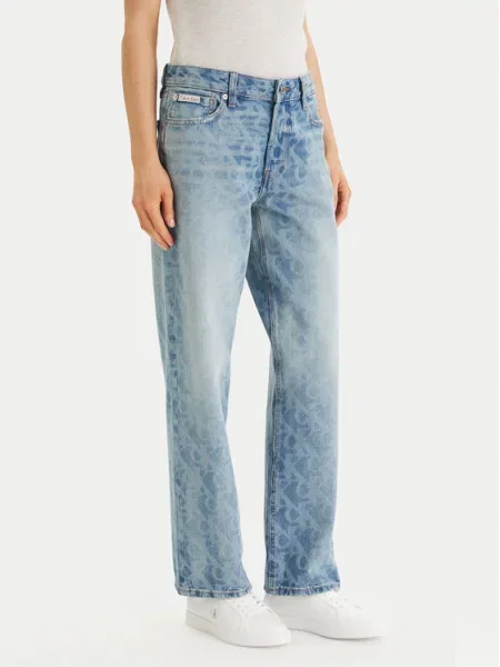 Calvin Klein Jeans Дънки Straight Fit син