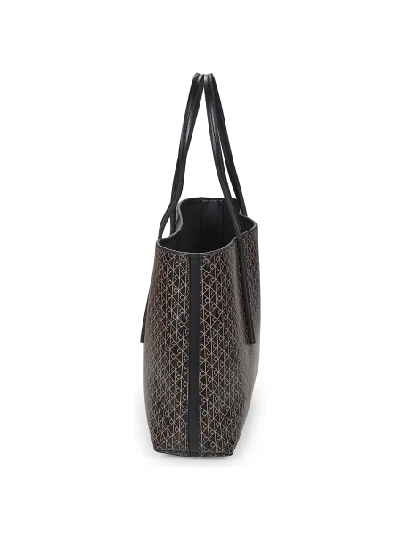 Calvin Klein Geantă shopper + borsetă maro