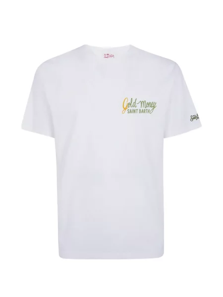 Tricou grafic Mc2 Saint Barth cu imagine alb