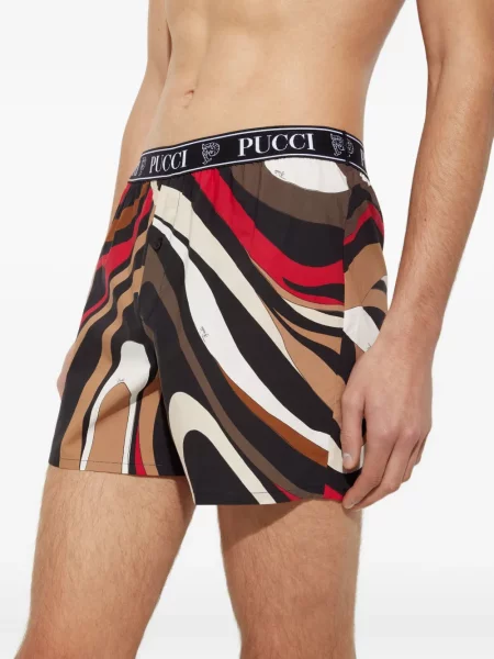 Boxeri Pucci cu imagine negru