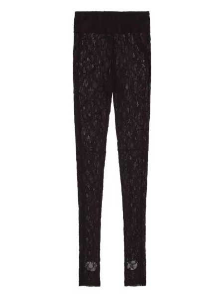 Клинове Msgm с дантела черно