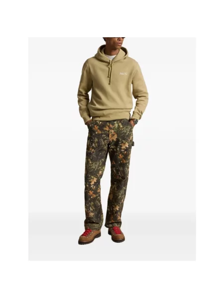 Bluza z kapturem Polo Ralph Lauren z kapturem polarowa zielona