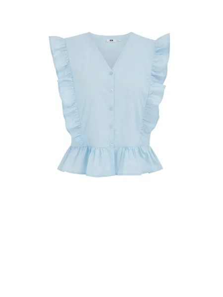 WE Fashion Bluza svijetloplava