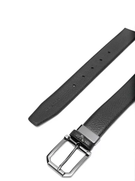 Curea Emporio Armani din piele negru