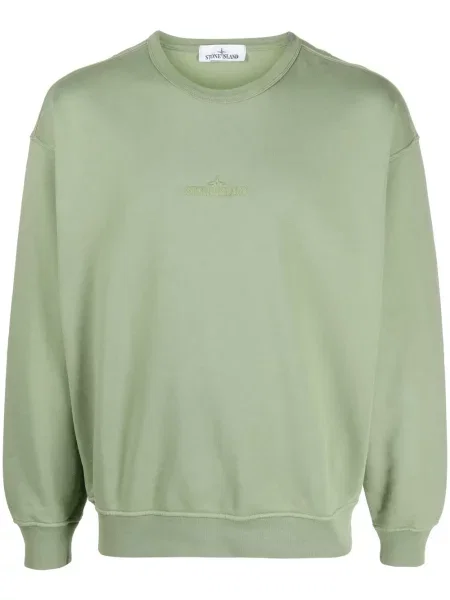 Hanorac Stone Island cu broderie verde