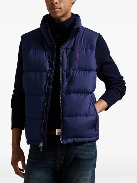Matlasat tricou polo Polo Ralph Lauren cu decolteu rotund cu autograf roșu