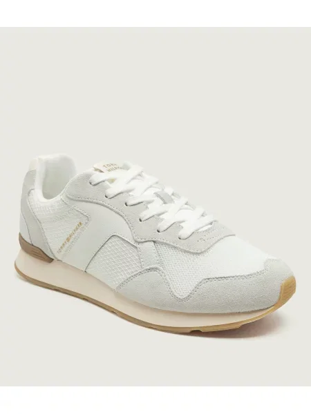 Tommy Hilfiger Sneakers Core Mix | piele întoarsă alb