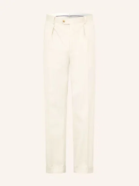 Ralph Lauren Purple Label Chino Kalhoty Regular Fit krémová fialové
