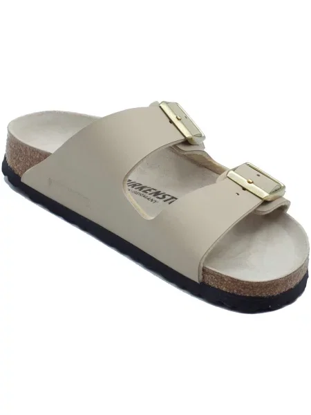 Pantofle Birkenstock béžové