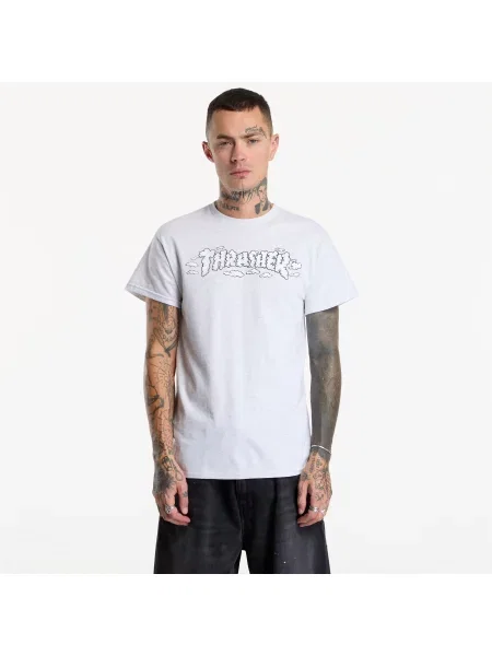 Tricou Thrasher Clouds by Spanky T-Shirt Grey L gri