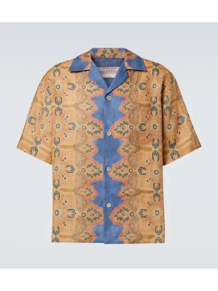 Ленена риза Valentino с принт