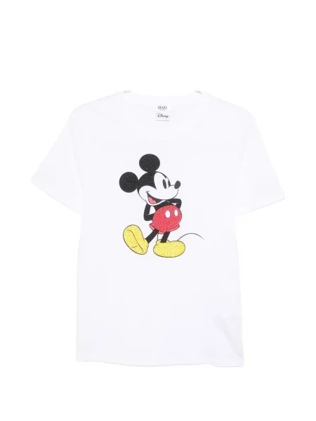 Stras tricou Liu Jo alb