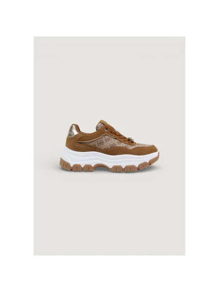 Sneakersy Guess hnedá