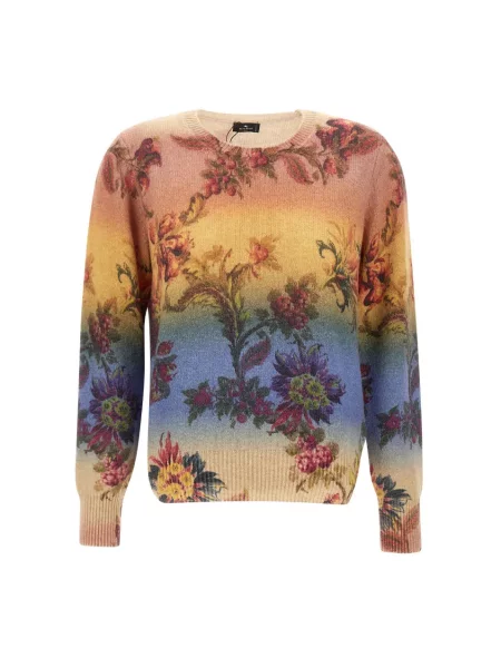 Pulover Etro de lână cu model floral