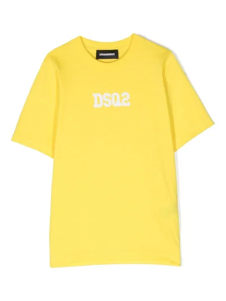 Koszulka dziecięca Dsquared2 żółta
