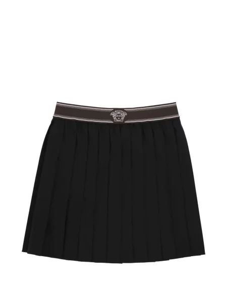 Fusta mini Versace de lână negru