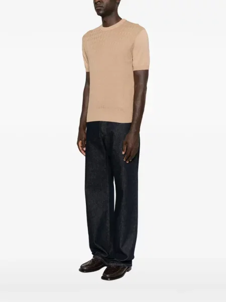 Scurt tricou Canali tricotate